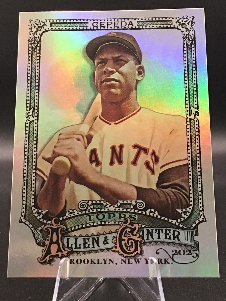 2025 Topps Allen & Ginter Silver Portrait SHORT PRINT SP #311 Orlando Cepeda, Sa