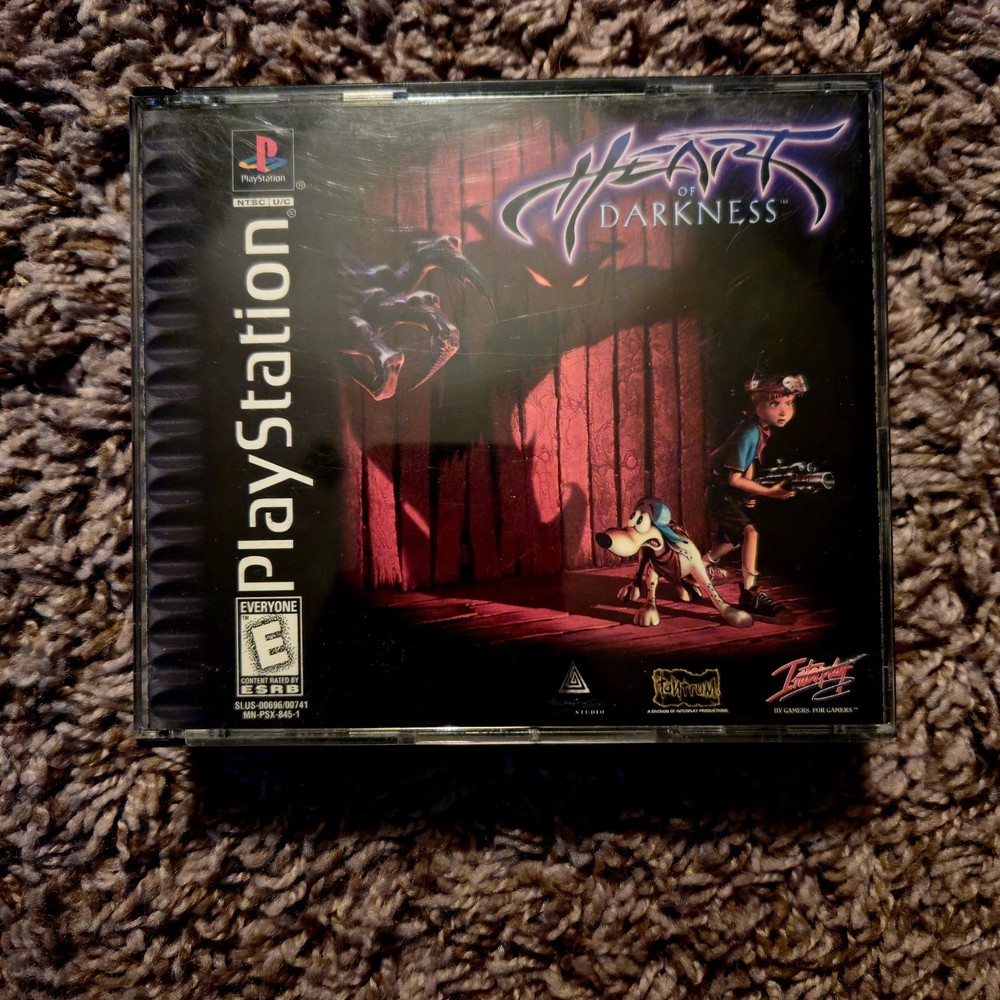 Heart of Darkness (Sony PlayStation 1),  CIB, No Glasses