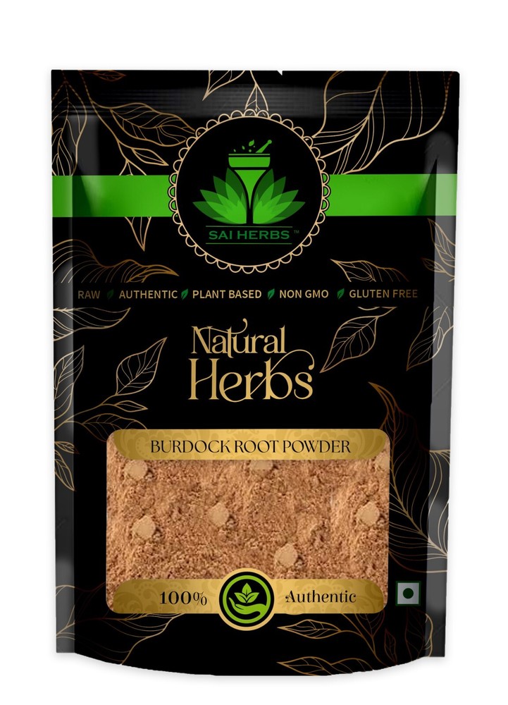 SAI HERBS Burdock Root Powder Packed with Antioxidants for Healthy Skin