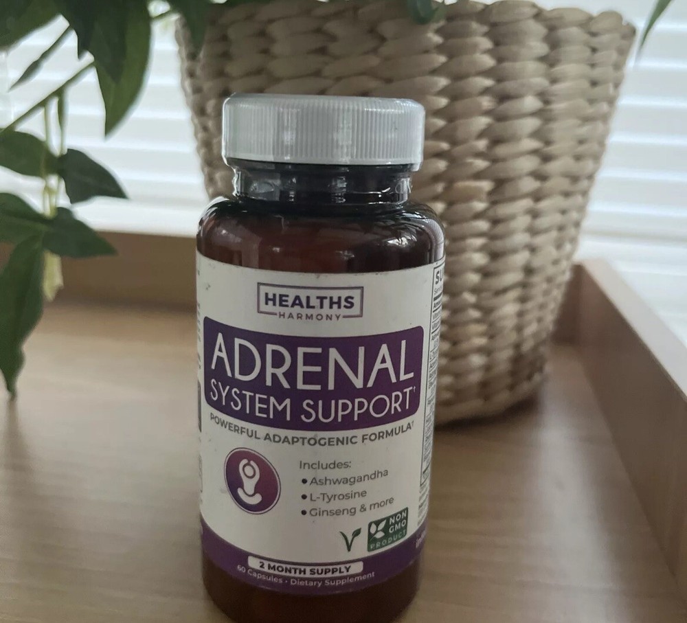 Healths Harmony Adrenal Support (NON-GMO) Comprehensive Adrenal Health Exp 03/26