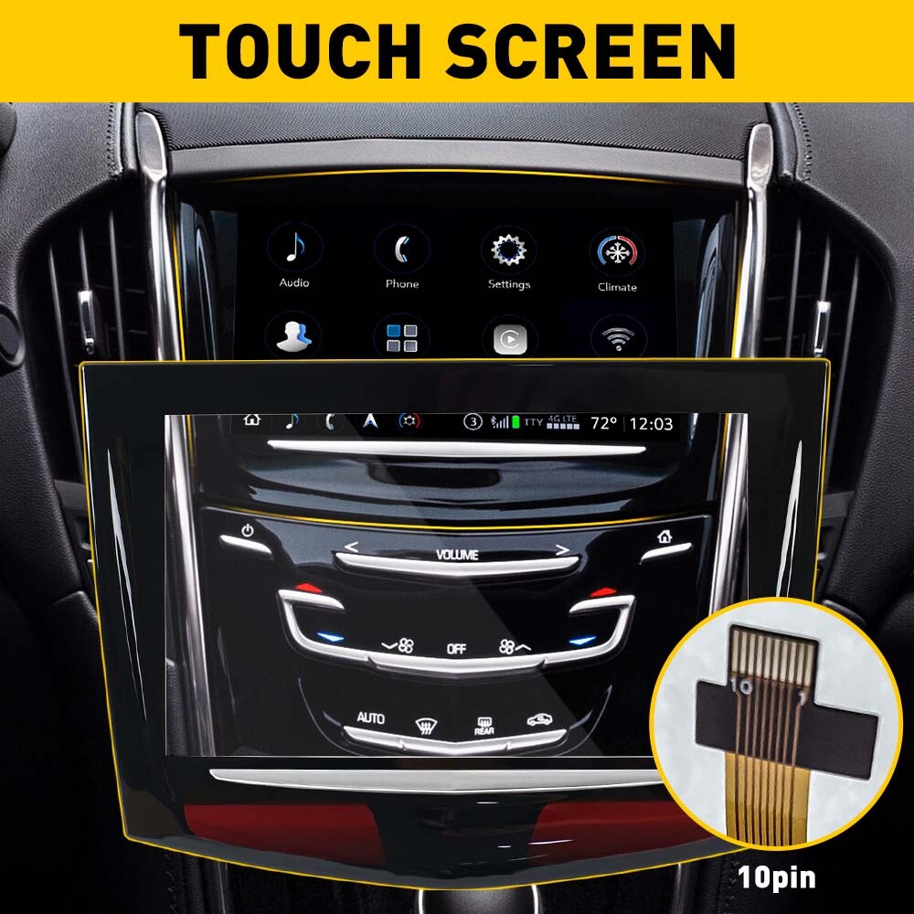 New Touch Screen for 2018-2020 Cadillac Escalade ATS CUE Radio Navigation