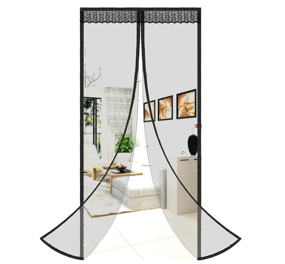 Easy Install Magnetic Pet-Friendly Fiberglass Sliding Screen Door
