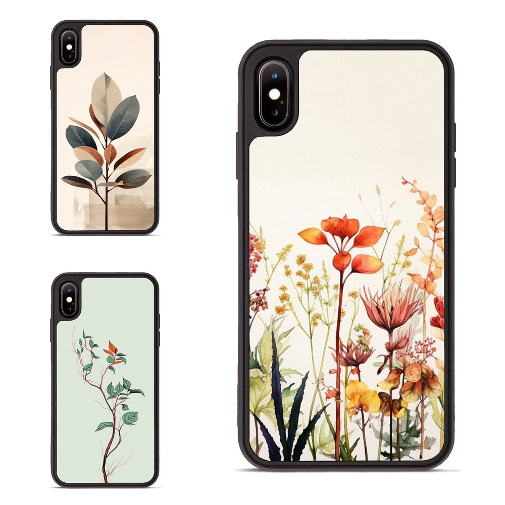 Botanical Wild Flower Impact Cover for iPhone SE 4 16e 14 15 16 Plus Pro Max