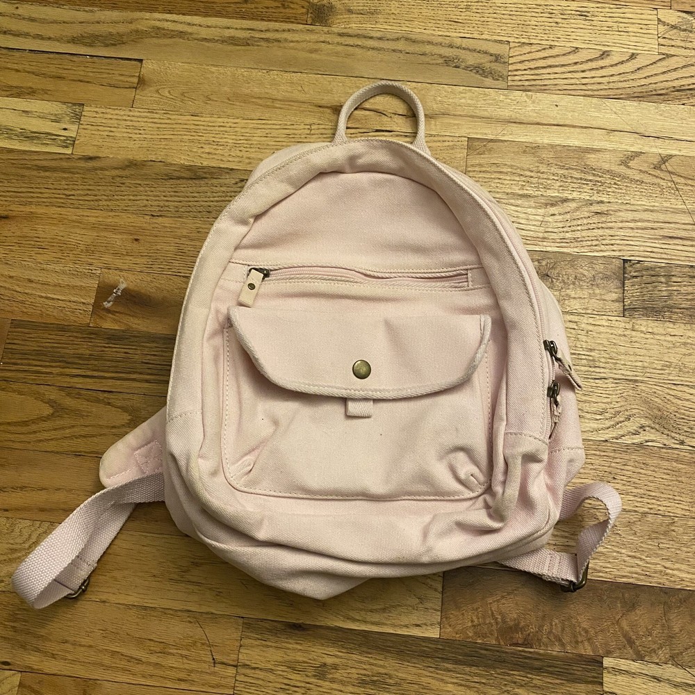 Vintage L.L. Bean Small Pink BackPack Purse GUC