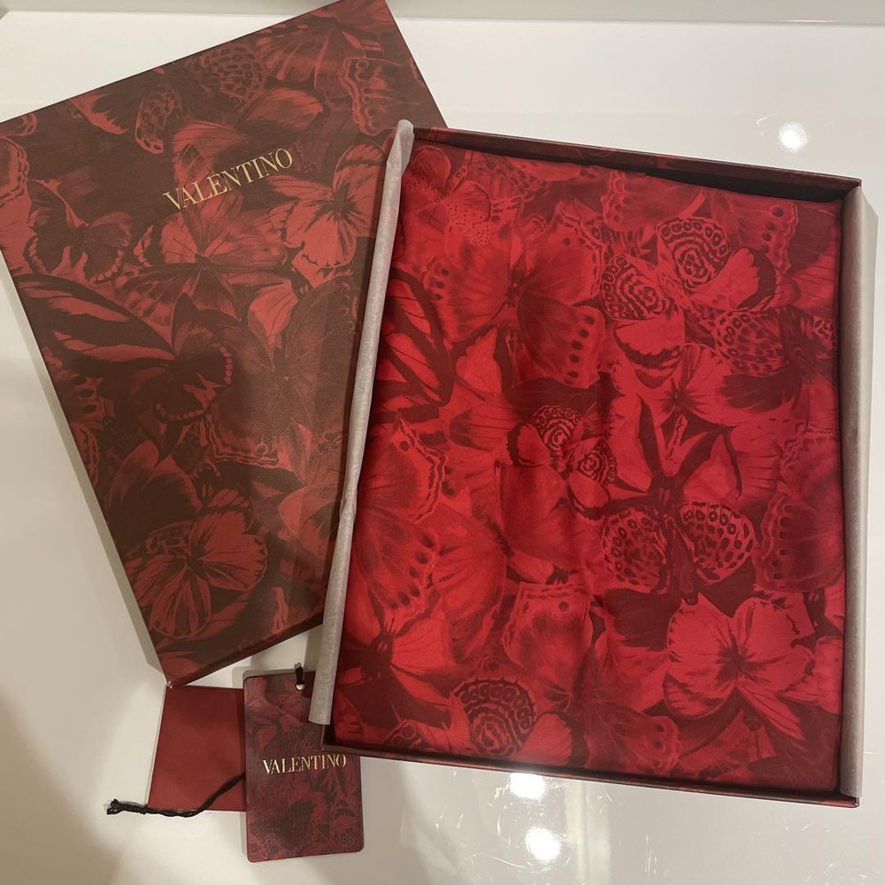 Valentino Limited Edition Butterfly Cashmere Stole for Women HTF