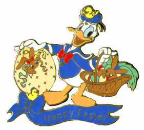 Disney Auctions Happy Easter Donald Duck LE 250 Pin