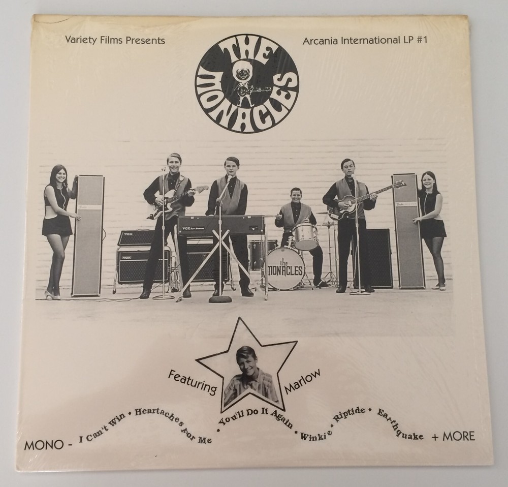 60's Garage Psych Compilation LP MONACLES Variety Films Arcania Int.