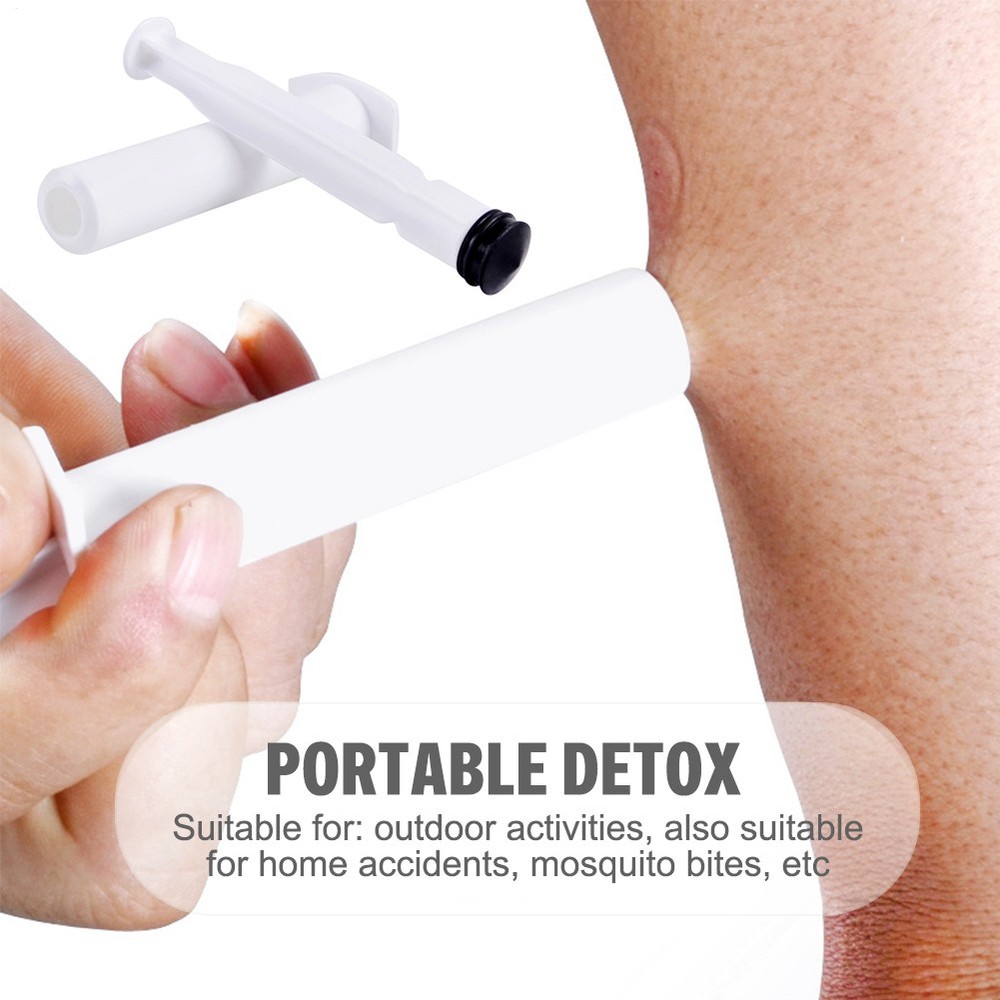 Snake Bite Bee Sting Emergency First Aid Venom Extractor Suction Tool