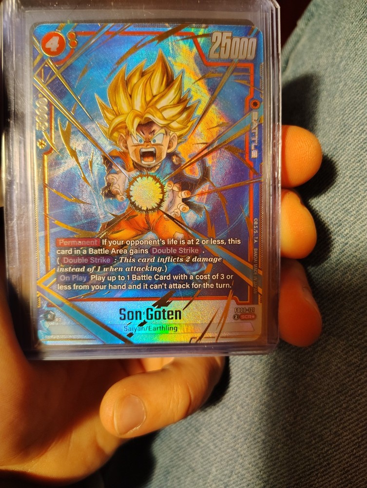 Bandai Dragon Ball Super Card Game FB08 Foil SR SCR Battle Lot Son Goku Vegeta
