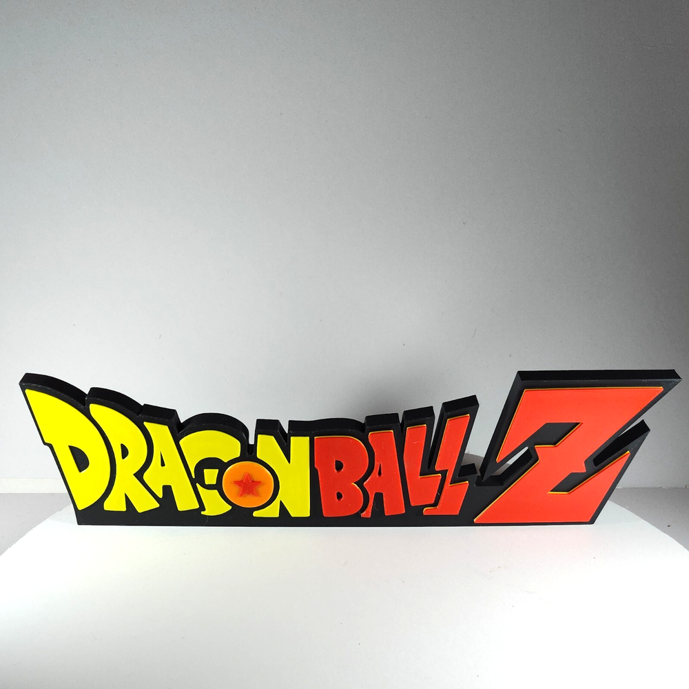 Dragon Ball Z 3D Printed Large Display Plaque - Desktop Shelf Art Decor