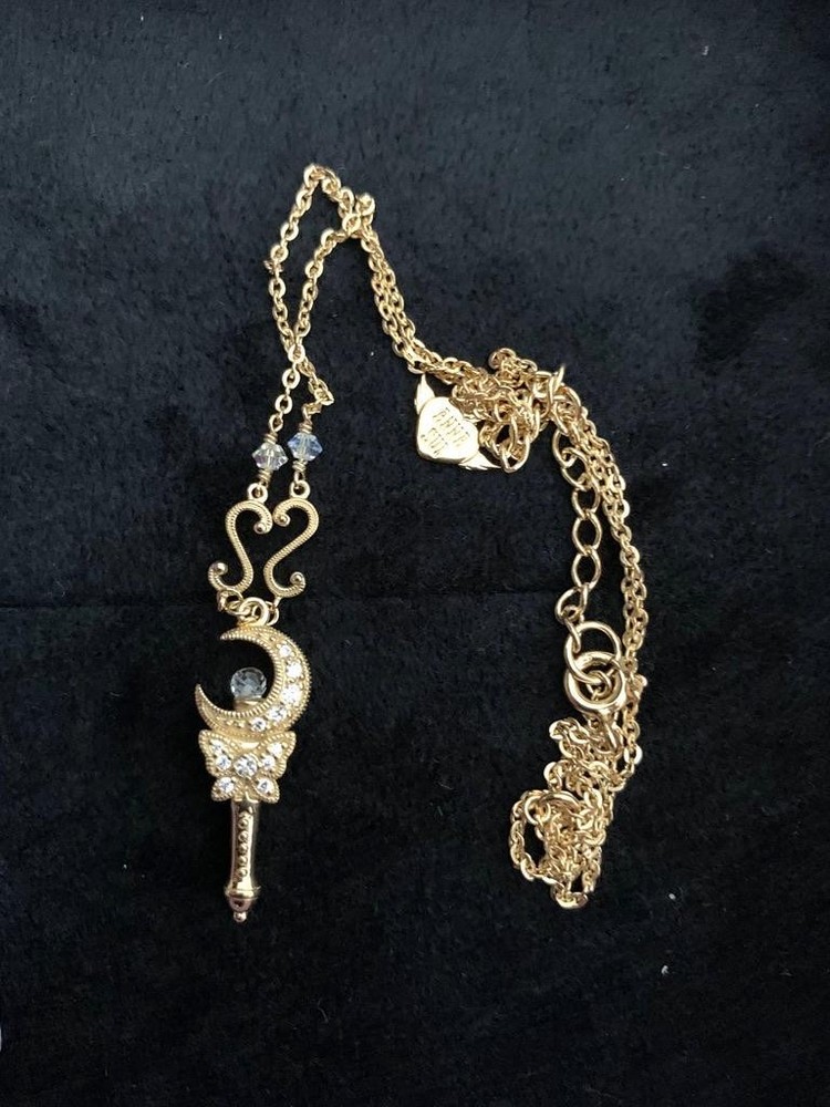 Sailor Moon x Anna Sui Collaboration Isetan Moonstick Necklace Charm J10921