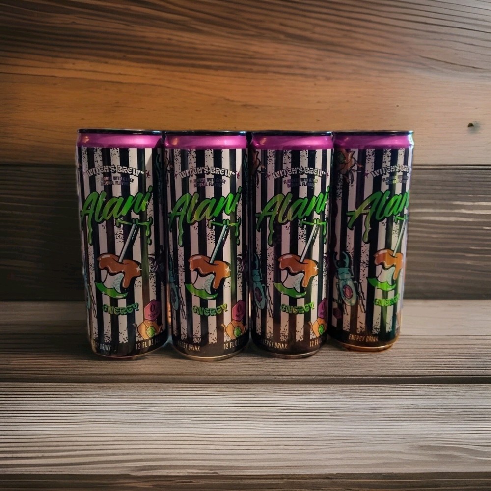 RARE Alani Nu Witches Brew Energy Drink | 200Mg Caffeine 12Oz 12 Pack BB 26'