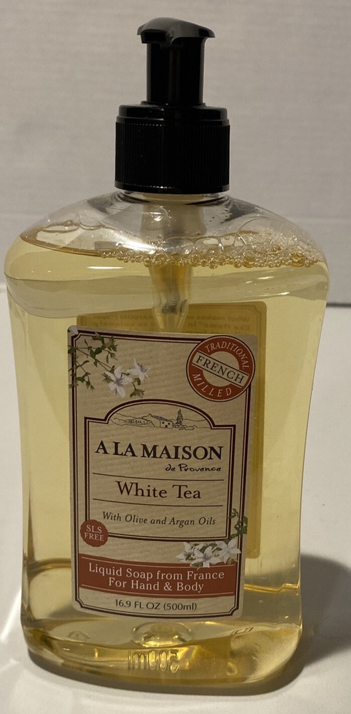 A LA MAISON “White Tea” Liquid Hand Soap 16.9 fl oz NEW