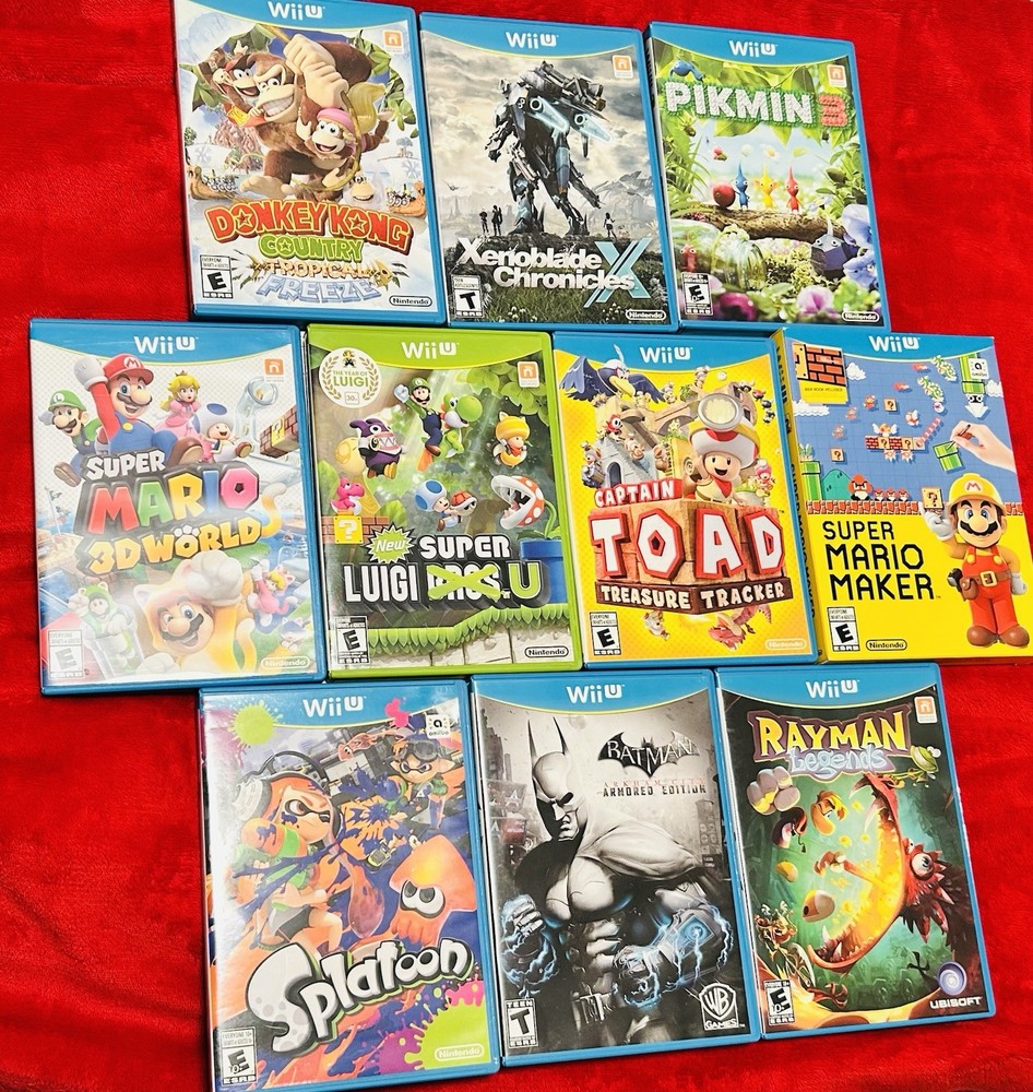 Wii U Games Lot