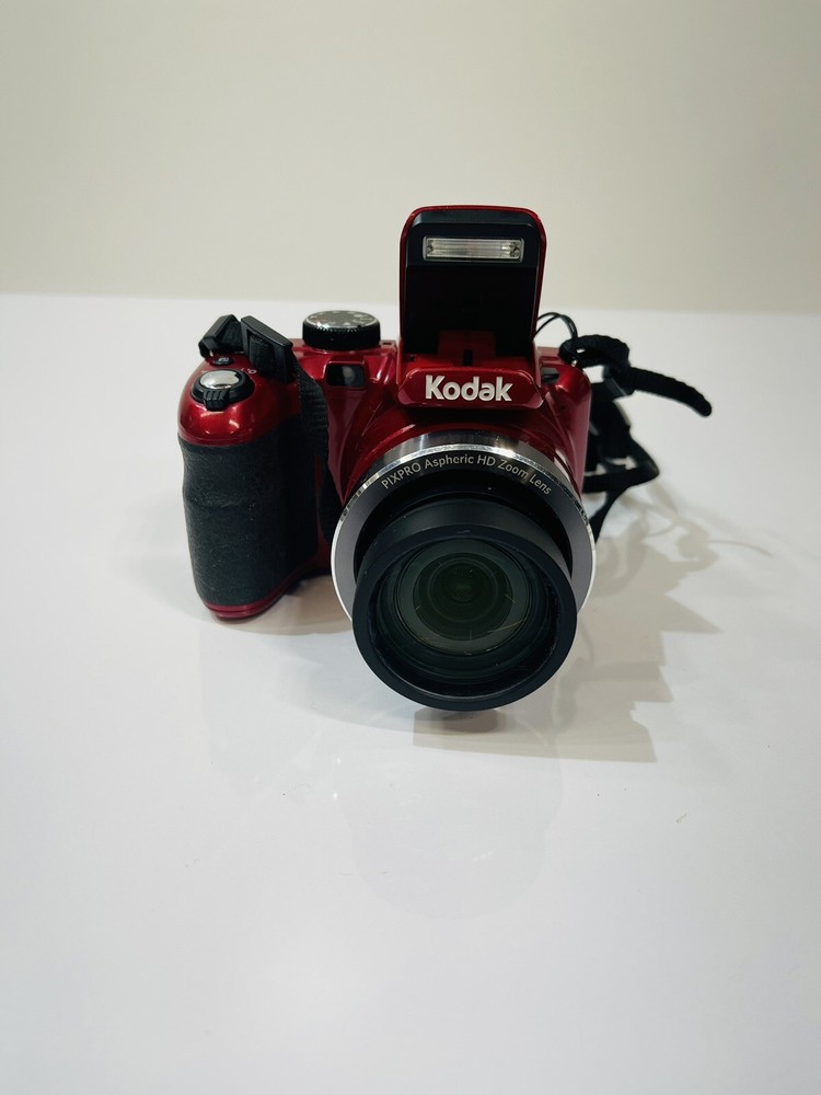 Kodak PIXPRO AZ421 Digital Camera with 42x Optical Zoom 16MP Red 16GB SD Card