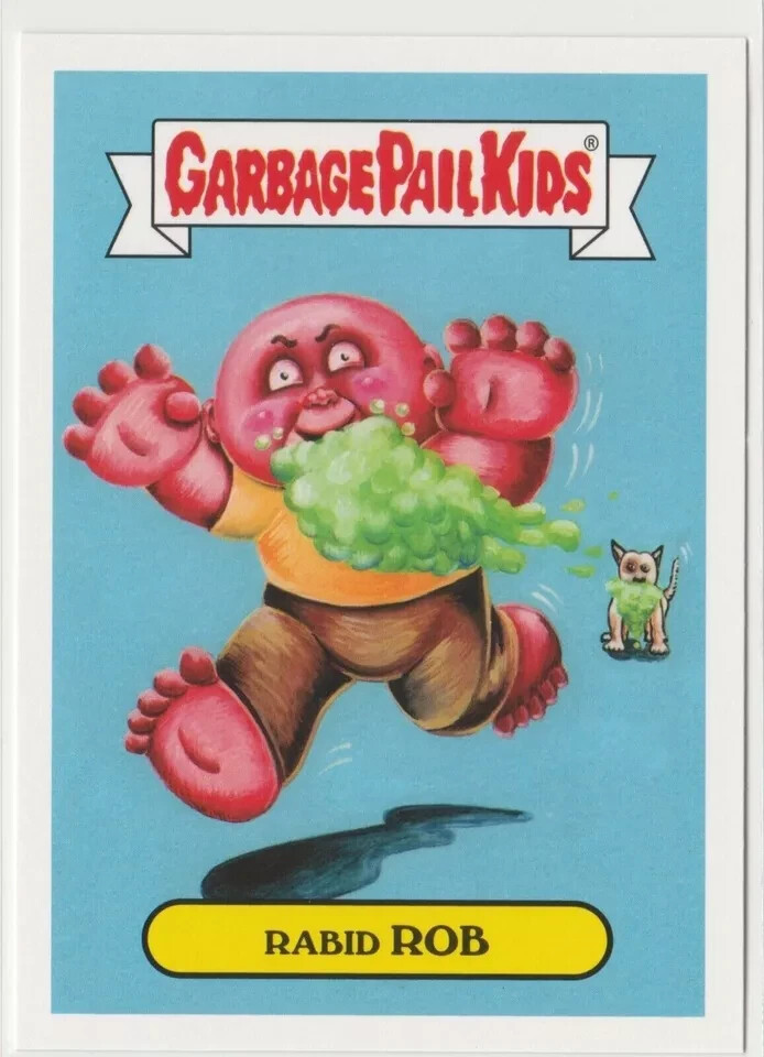 Rabid Rob 1a Garbage Pail Kids GPK 2017 Adam-geddon Series Card