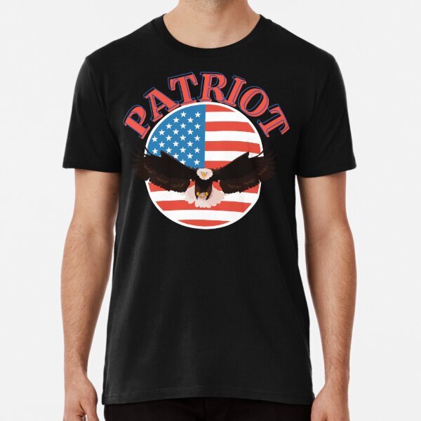 Patriot Eagle Premium Political Support Made in USA T-Shirt S-5XL
