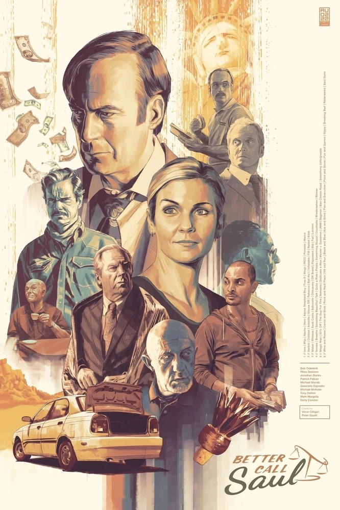 Better Call Saul 2023 TV Show Poster Without Frame