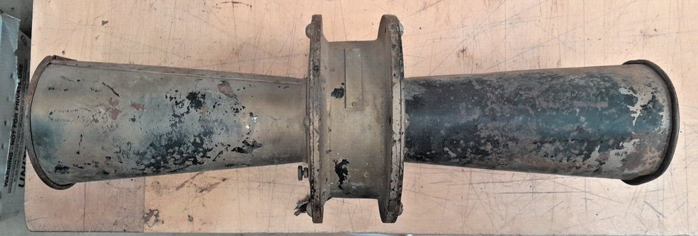 Vintage 1920's Signal Engineering Co. Double-Sided Vibrating Horn Alarm WORKS!