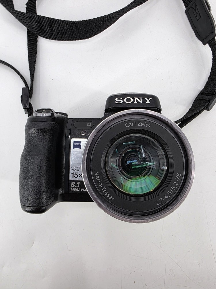 Sony Cyber-shot DSC-H9 8.1MP Digital Camera - Black
