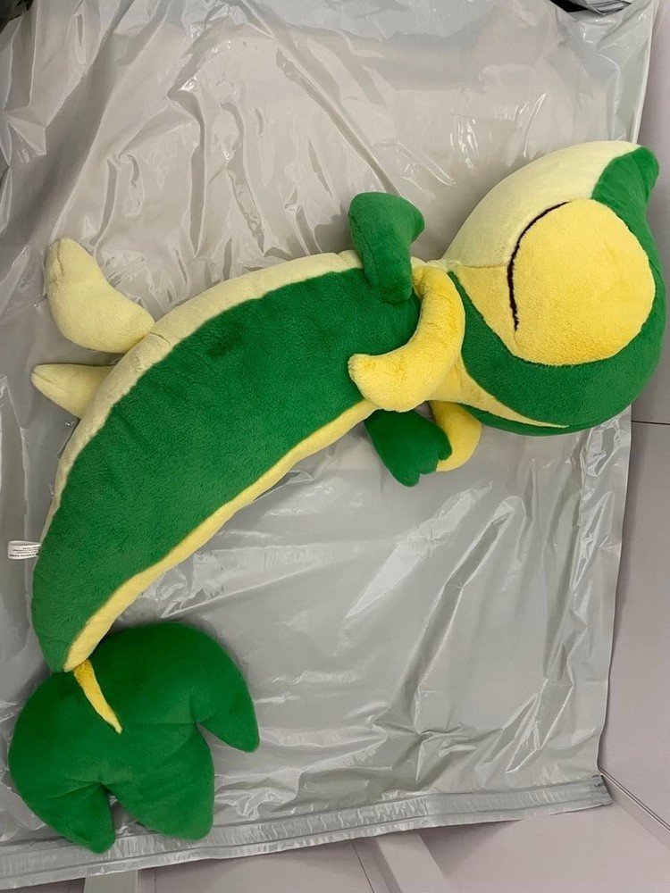 Pokemon Snivy Sleeping Big Plush Happy New Year Pokemon Center Limited Japan F/S-image