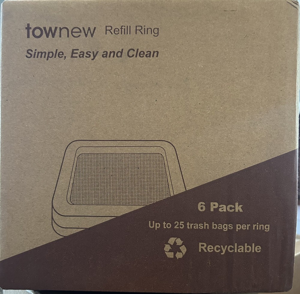 TOWNEW T1/T1S/T Air X/T Air Lite Official Refill Rings for Smart Kitchen Trash C