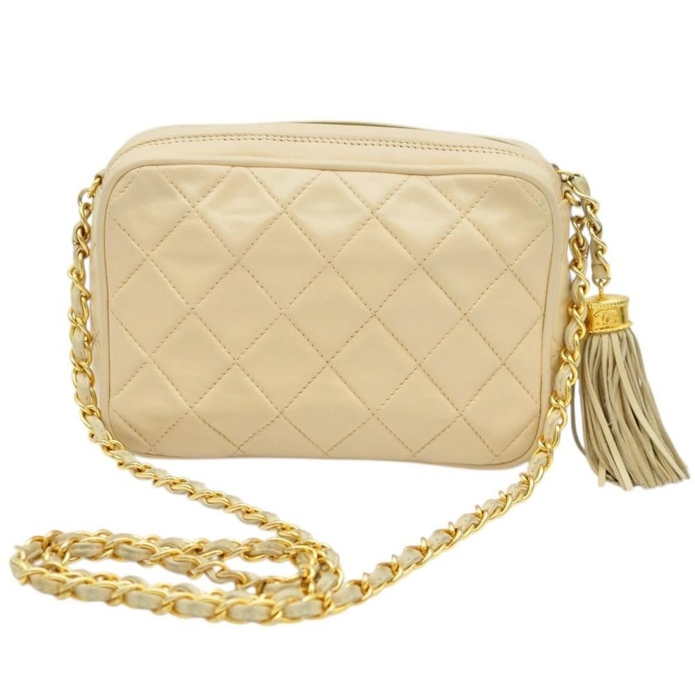 Chanel Matelasse Fringe Chain Shoulder Bag Crossbody