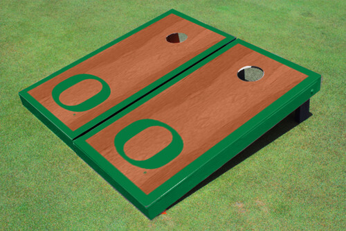 University of Oregon Hunter Rosewood Matching Border Cornhole Boards