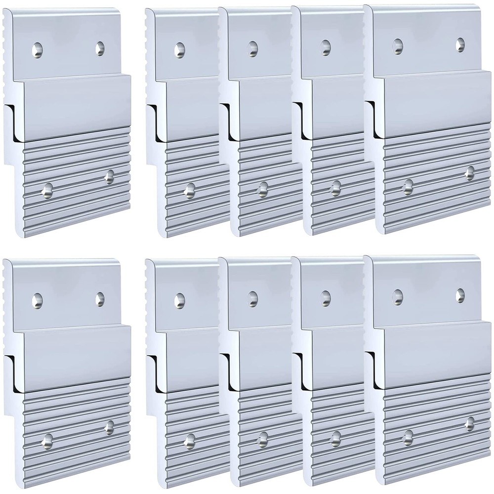 2 inch French Cleat Picture Hanger, Aluminum Mirror Hanging Kit NO Hardware, ...