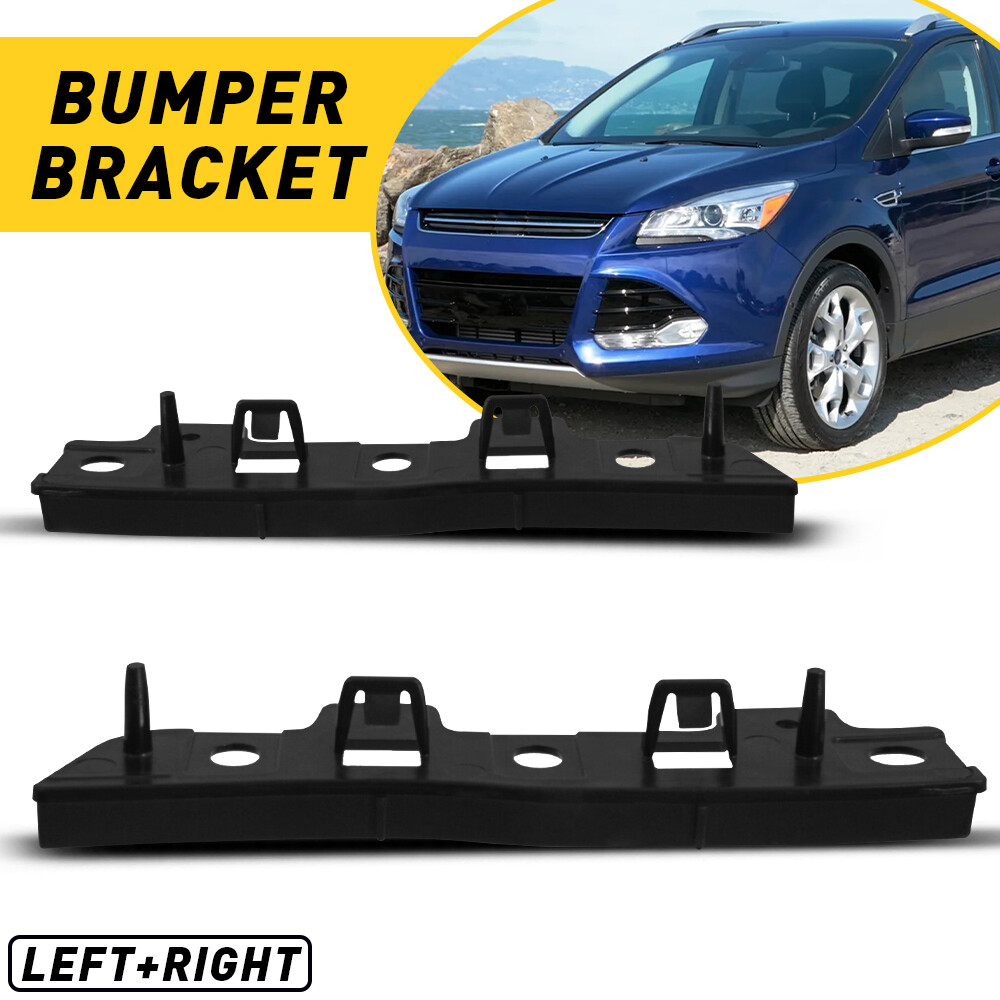 Pair Front Bumper Support Retainer Bracket For 2013-2016 Ford Escape 2014 2015