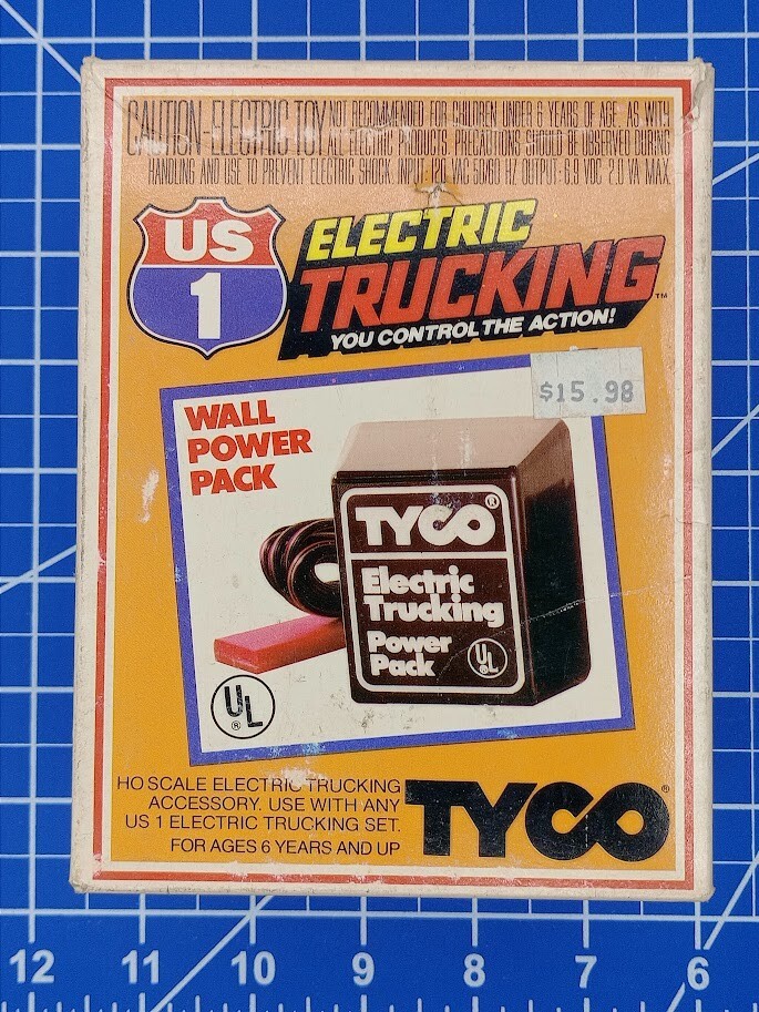 Vintage Tyco Slot Car Power Supply / Wall Pack HO Scale 610c Hobby Transformer