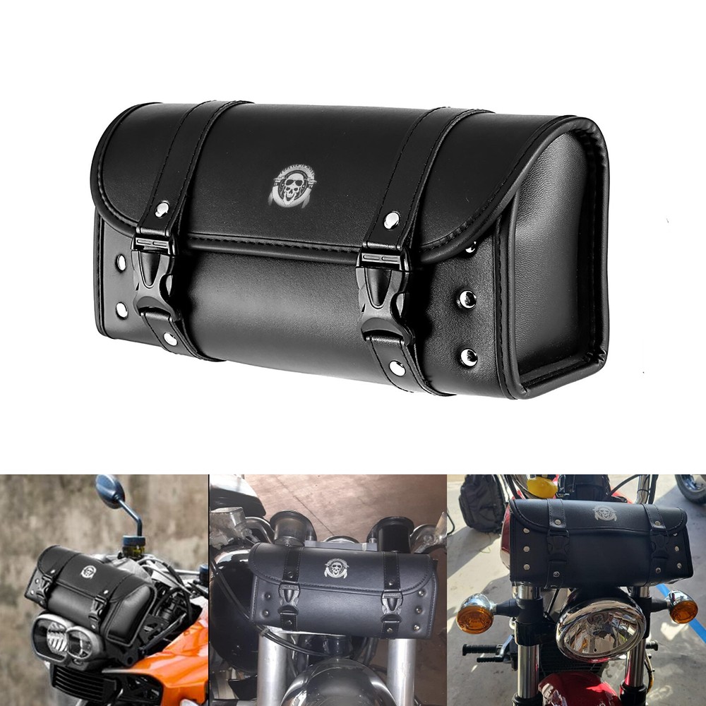 Motorcycle Front Fork Tool Bag Storage For  Yamaha V Star 250 650 950 1100 1300