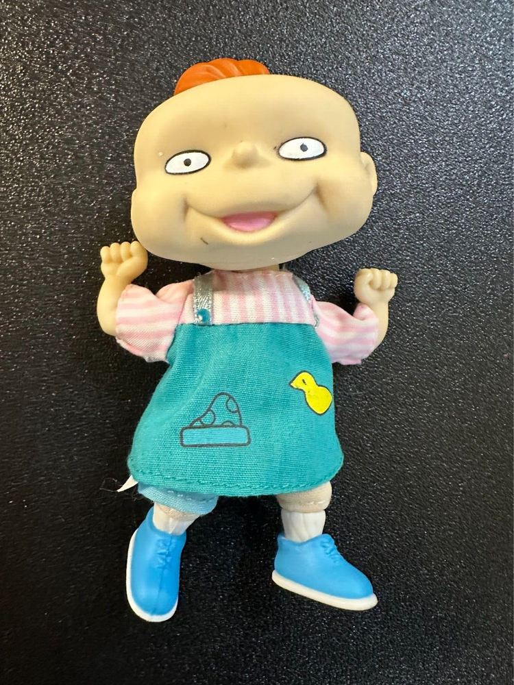 K81 VTG Rugrats Mattel Nickelodeon 1998 TOY Doll PHIL Deville Twin Boy PVC plush