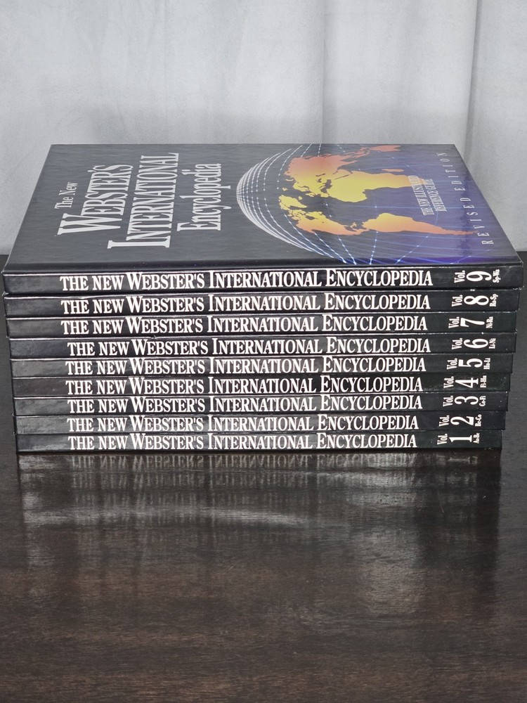 1999 Trident Press Webster’s International Encyclopedia Set Vol. 1-9