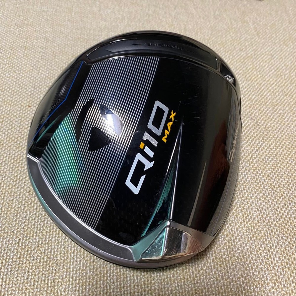 TaylorMade Qi10 MAX Driver Head Only 10.5deg Right Hand Headcover Used
