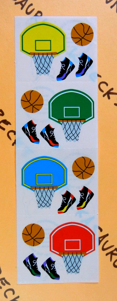 Mrs. Grossman's Basketball Sticker Sheet