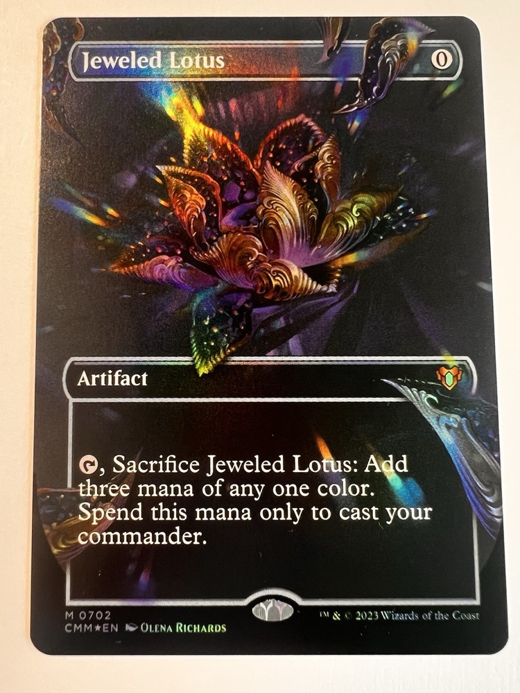 MTG: Magic Commander Masters Foil Jeweled Lotus