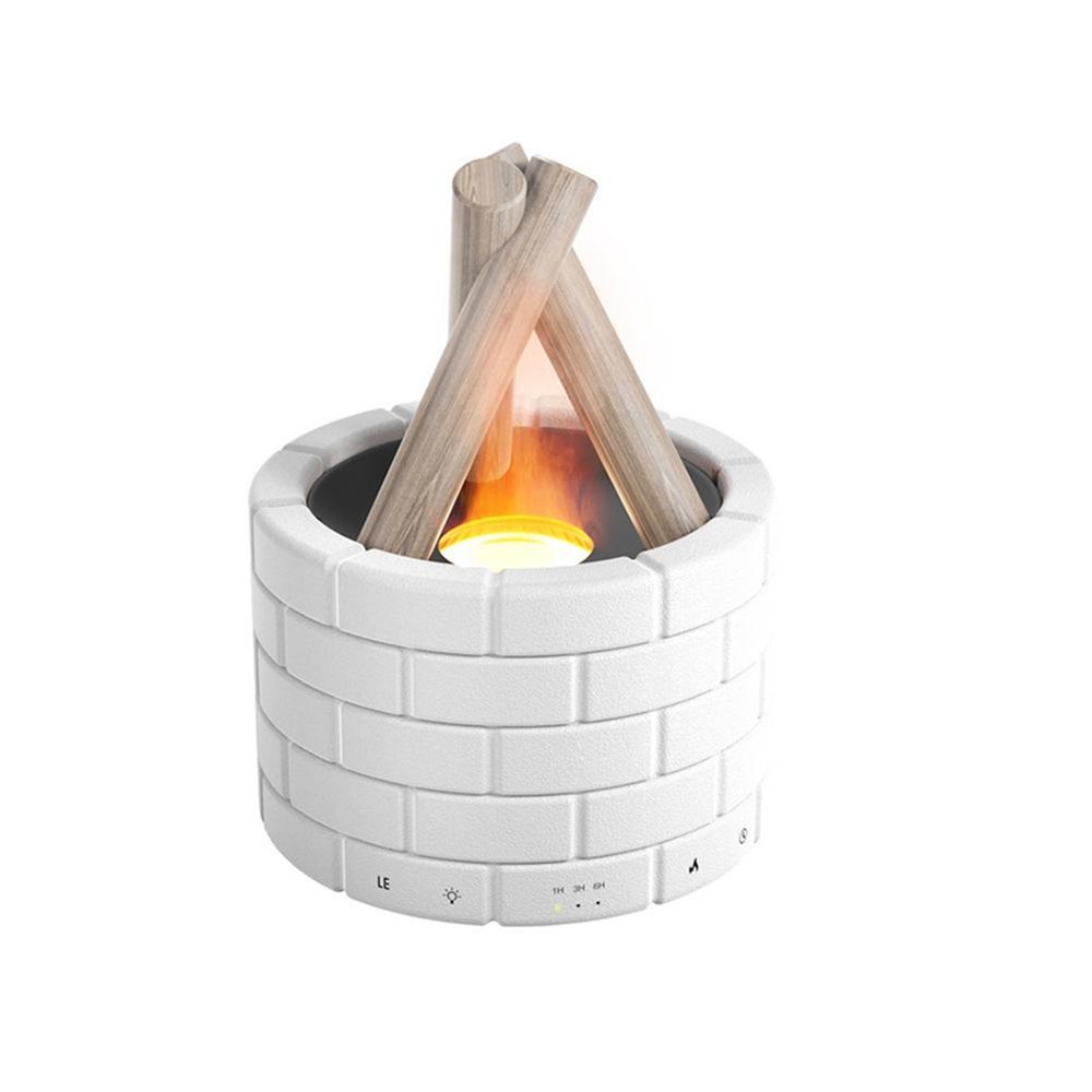 Simulated Flame Ultrasonic Cool Mist Humidifier with Bonfire Effect 8.5 T7N7