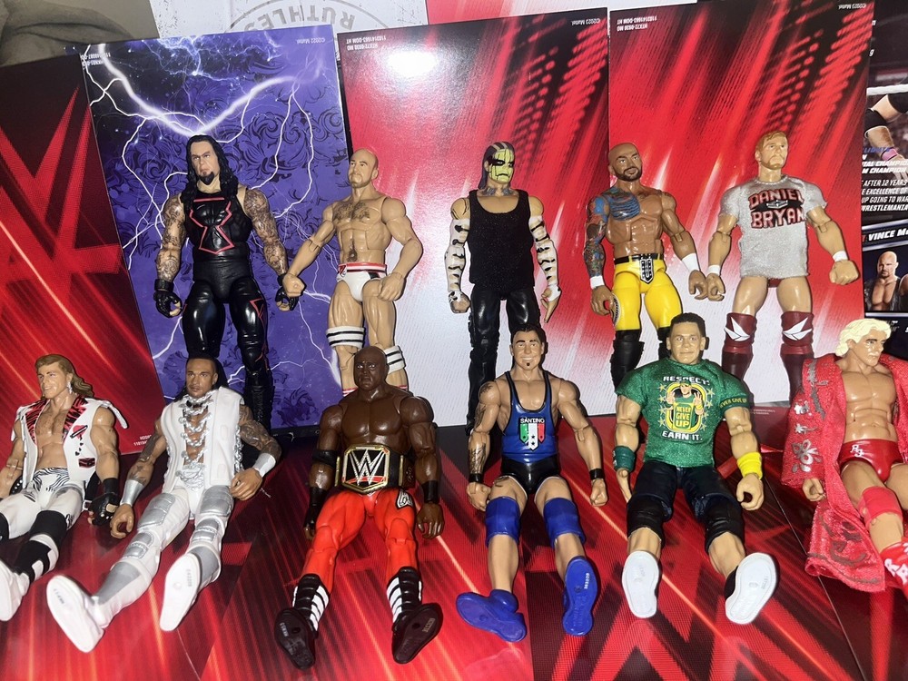 Wwe Elite Action Figure Lot