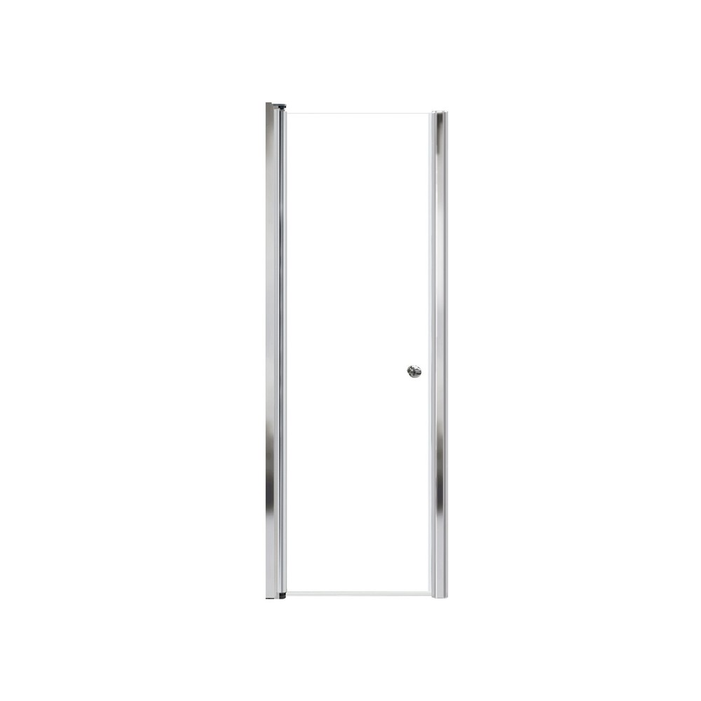 Transolid Lyna 70H x 24W Frameless Pivot Shower Door in Chrome Finish