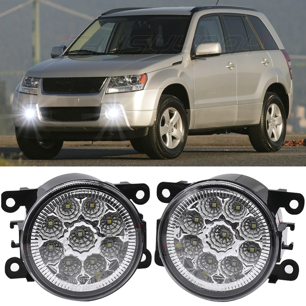 Suzuki Grand Vitara 2006-2012 & SX4 2008-2015 LED Fog Light Lamps Pair