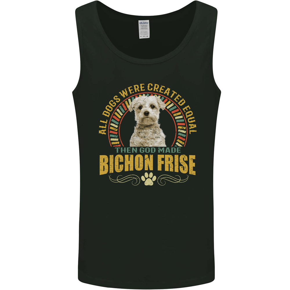 A Bichon Frise Dog Mens Vest Tank Top