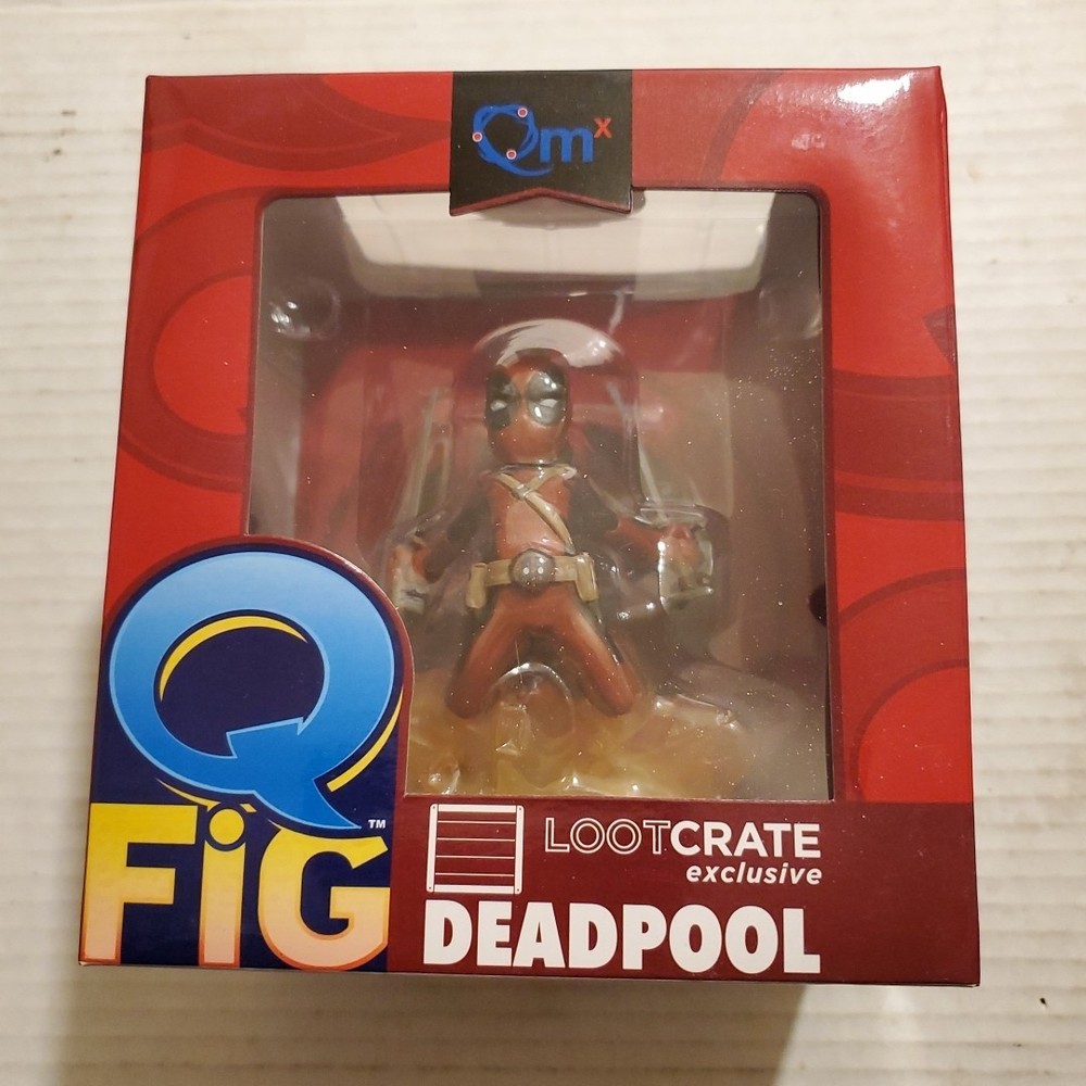 Marvel QMx Q Fig Deadpool Loot Crate Exclusive Vinyl Figure New in Box
