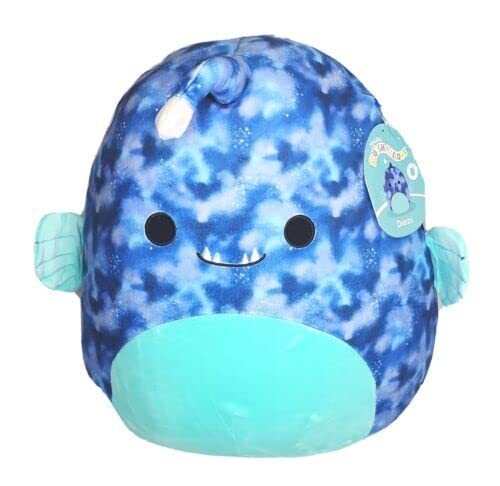 Squishmallows 5-Inch Deezo The Tie-dye Anglerfish Plush - Add Deezo to Your