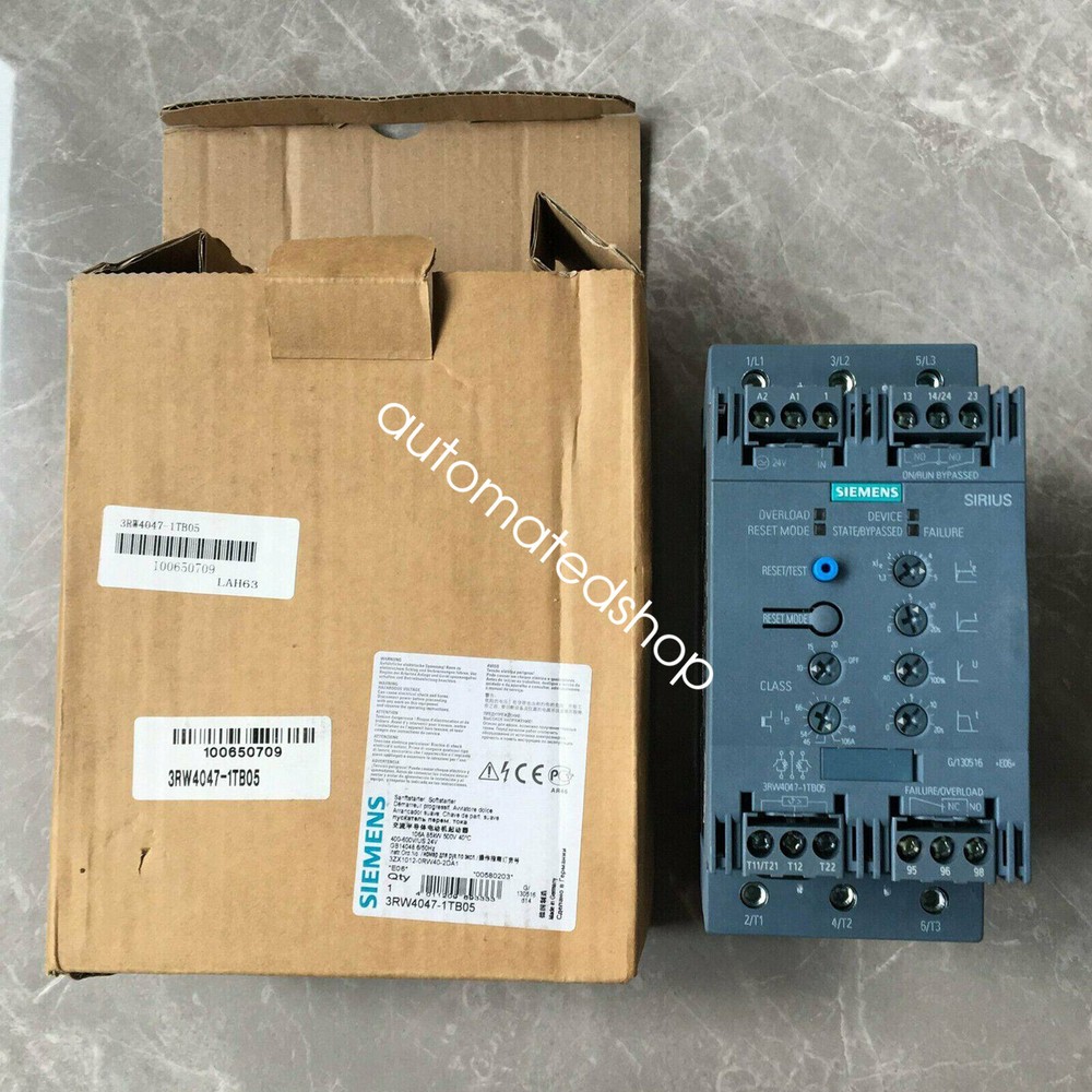 1PC NEW Siemens 3RW4047-1TB05 Soft start Shipping DHL or FedEX