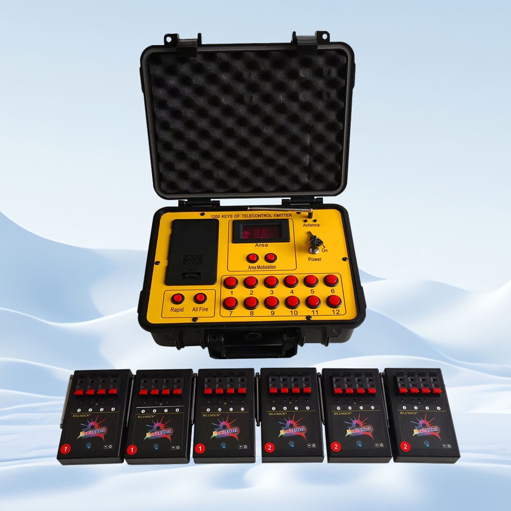 24 cues Wireless remote control Fireworks Firing system fire control equipmentlp