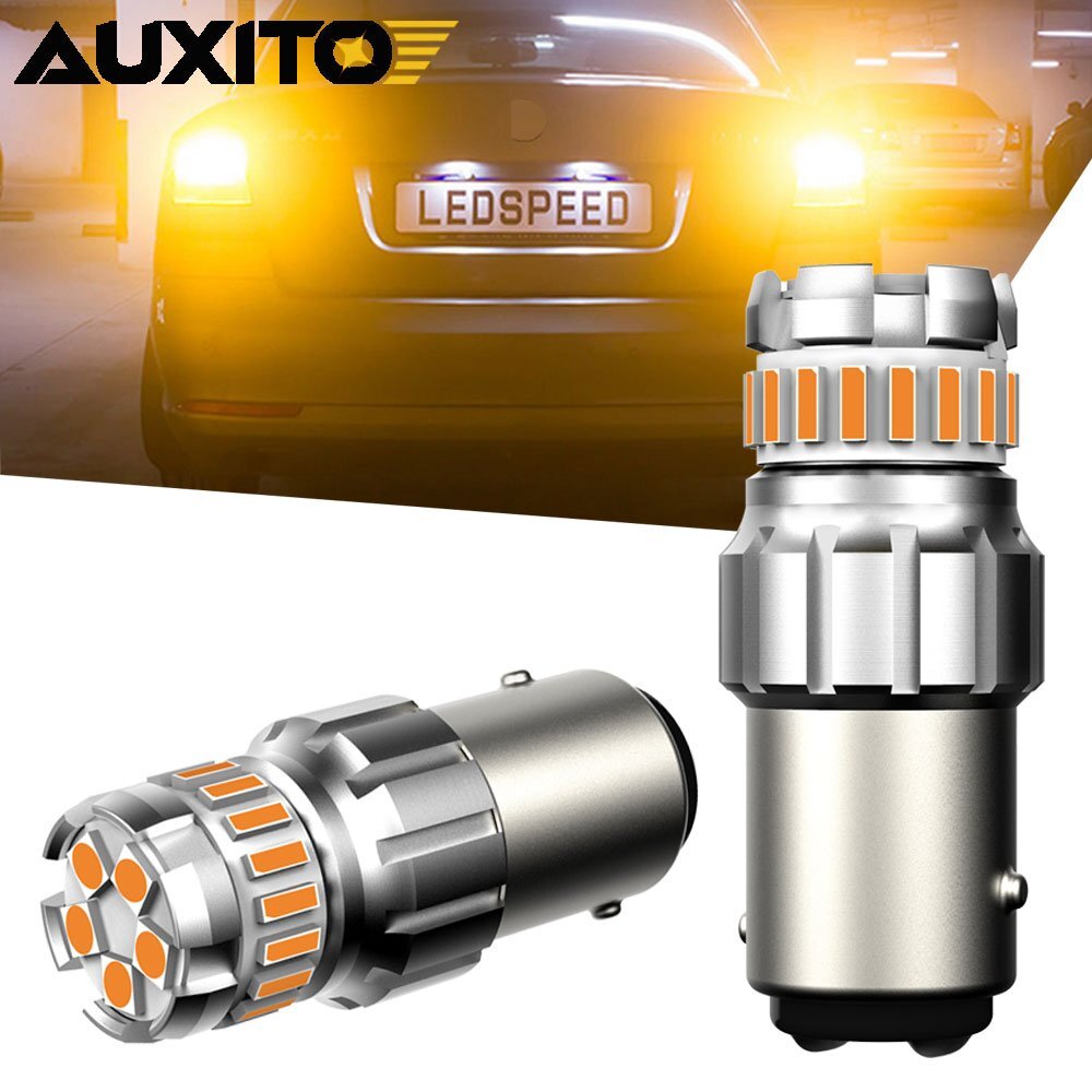 LED Yellow Turn Signal Light 1157 2357 Bulbs for Hyundai Tucson 2010-2021 Amber