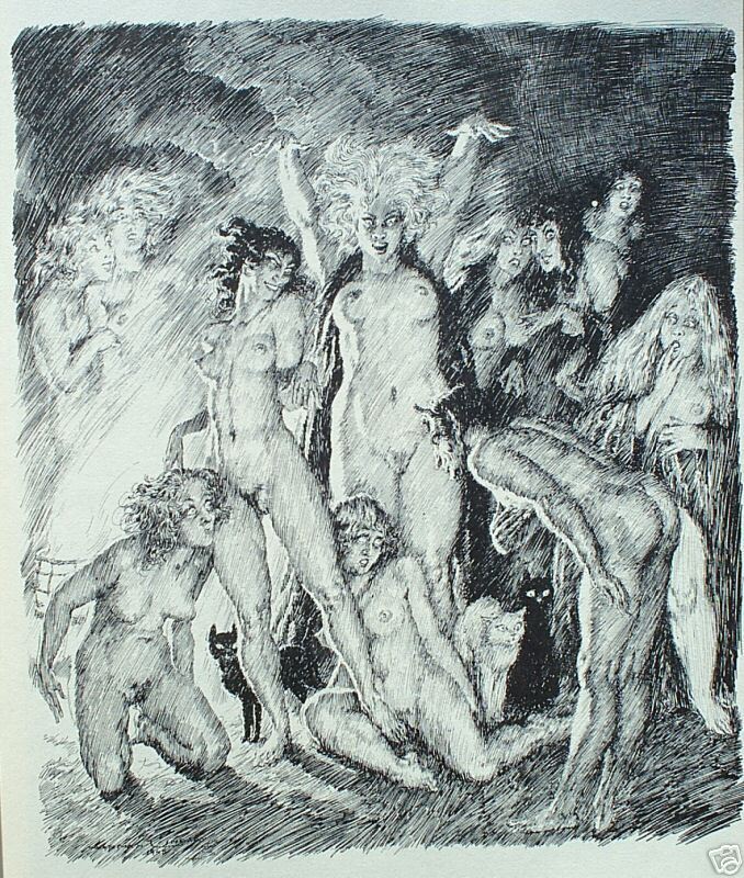 1968 1st NORMAN LINDSAY, SELECTED PEN DRAWINGS 60 FULL PAGE PLATES FREE EXPRS WW