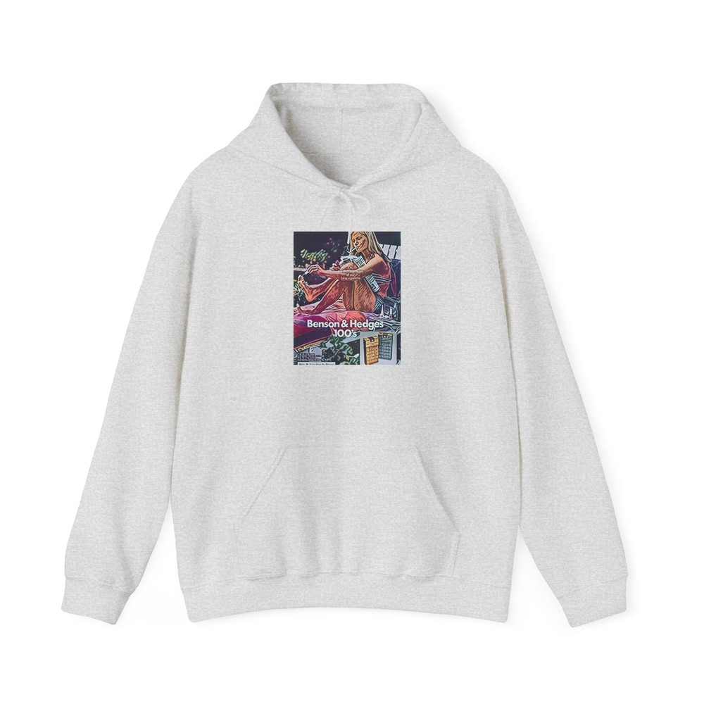 Benson & Hedges Graphic Print Retro Ad Art Unisex Heavy Blend™ Hooded Sweatshirt