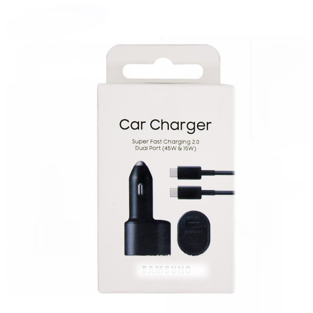 45W Fast Charging Car Charger For Samsung Galaxy S24+ S23 Ultra S22 Note 20/10